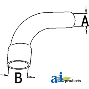 UCA21005   Lower Hose---Replaces A62649